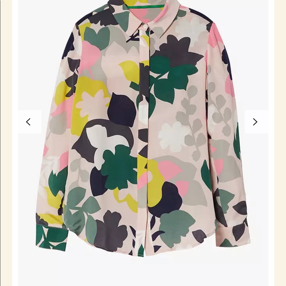 Boden silk shirt, NWT size 10